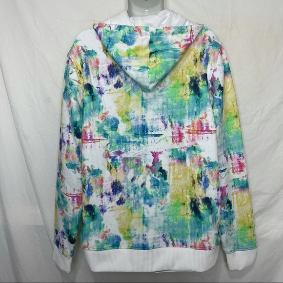 FILA Tie Breaker Tie Dye Pullover Hoodie Size XL - Picture 4 of 12
